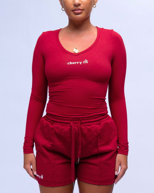 Serene Long Sleeve V-Neck Shirt