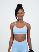 Cloud Seamed Halter Bralette