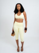 Cloud Brush High-Waist Capri