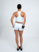 Cloud Foldover-Waist Shorts