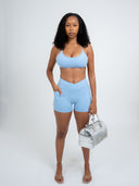 Cloud Cross-Front Shorts with Pockets