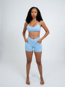 Cloud Cross-Front Shorts with Pockets