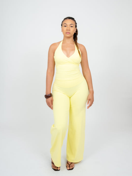 Cloud Brush Wide-Leg Pants