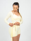 Cloud Sheer Ballet Wrap Top