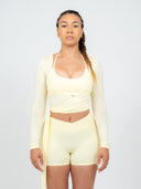 Cloud Sheer Ballet Wrap Top