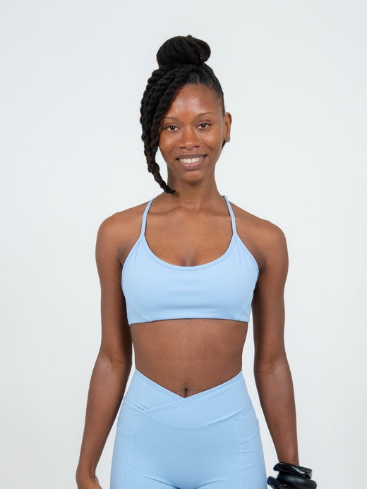 Cloud Seamed Halter Bralette