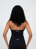 Cloud Brush Cross-Front Halter Top
