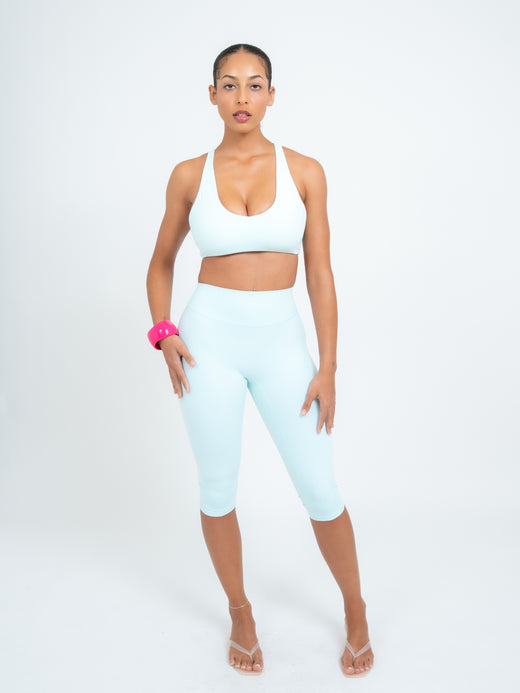 Cloud Brush High-Waist Capri